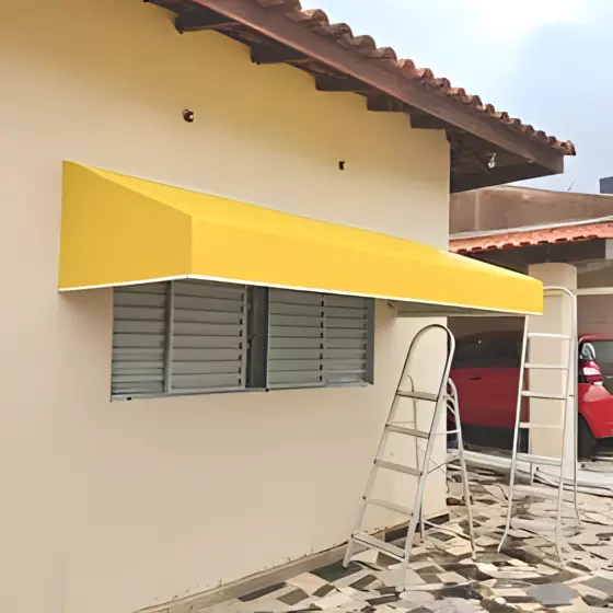 Toldo para Janela de Lona PVC — Instalação 5